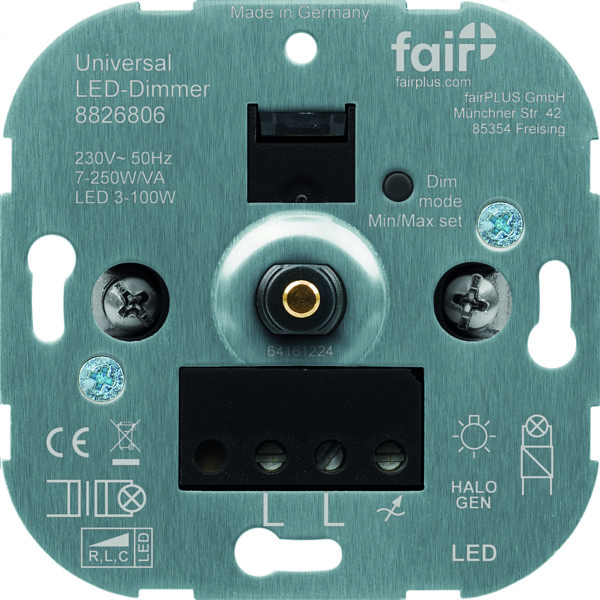 fairPLUS LED-Universal-Drehdimmer
